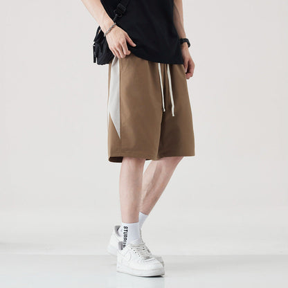 Men's Summer Lightweight Sports Shorts, Loose Fit, Straight Cut, Microelastic
