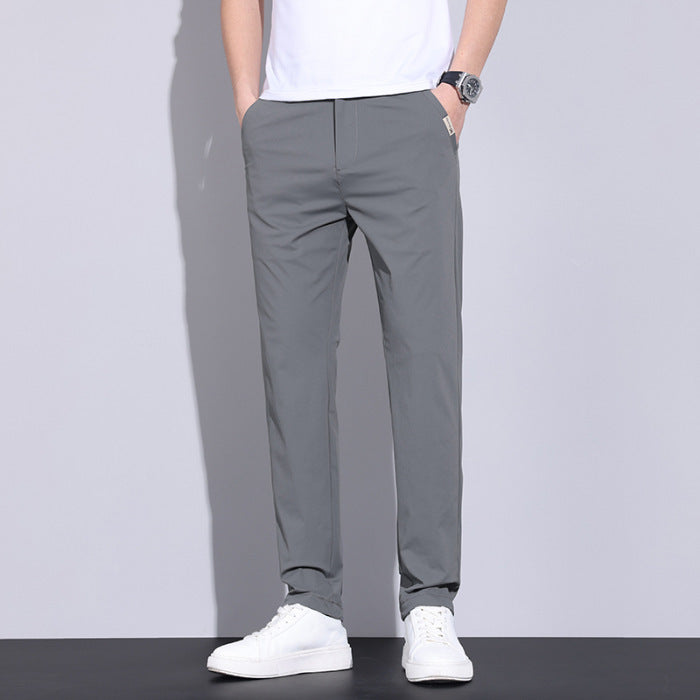 Pantalones Hombre Slim Elásticos de Secado Rápido – Diseño Dinámico