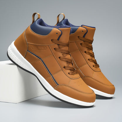 Scarpe Outdoor Uomo Alte per Tutte le Stagioni con Lacci e Suola Antiscivolo – Stile Funzionale