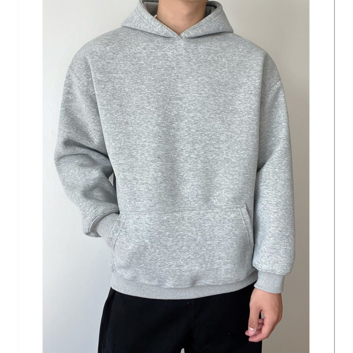 Suéter para Hombre con Capucha, Mangas Largas y Corte Holgado