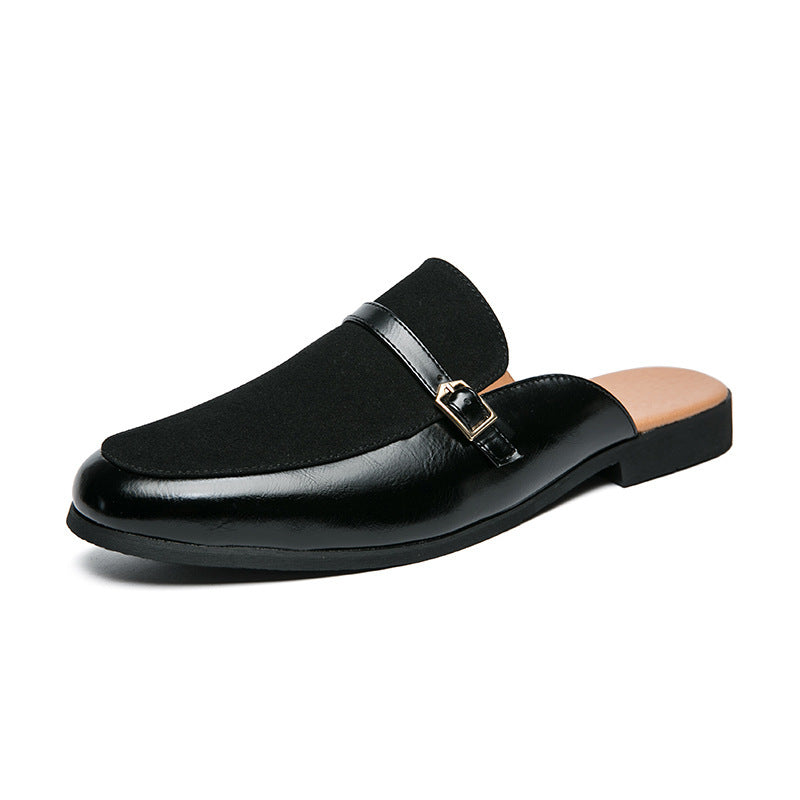 Mocassini Uomo Senza Lacci con Tallone Aperto e Suola in Gomma – Stile Casual