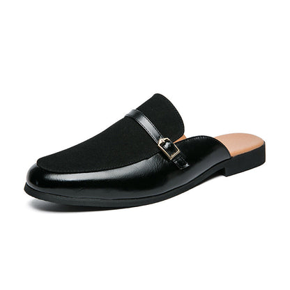 Mocassini Uomo Senza Lacci con Tallone Aperto e Suola in Gomma – Stile Casual