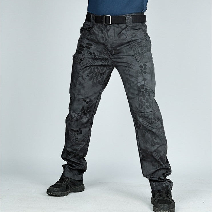 Pantaloni Uomo Dritti Vita Media con Cerniera Microelasticità