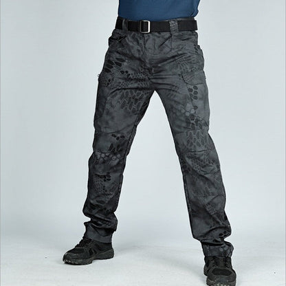 Pantaloni Uomo Dritti Vita Media con Cerniera Microelasticità