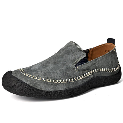 Scarpe Uomo da Escursionismo con Lacci e Punta Arrotondata – Stile Outdoor Casual