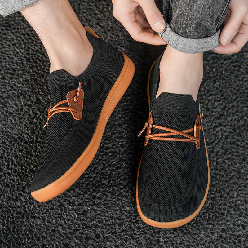 Scarpe Sportive Uomo Senza Lacci in Rete Traspirante – Leggere da Passeggio