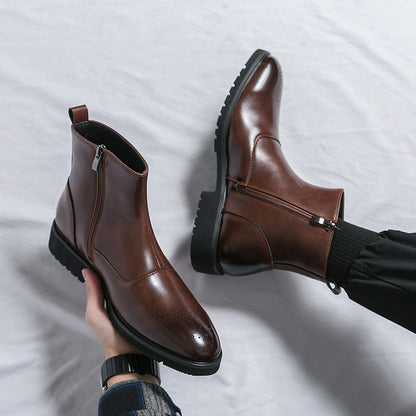 Men's Chelsea Boots With British-Inspired Design And Smooth Finish