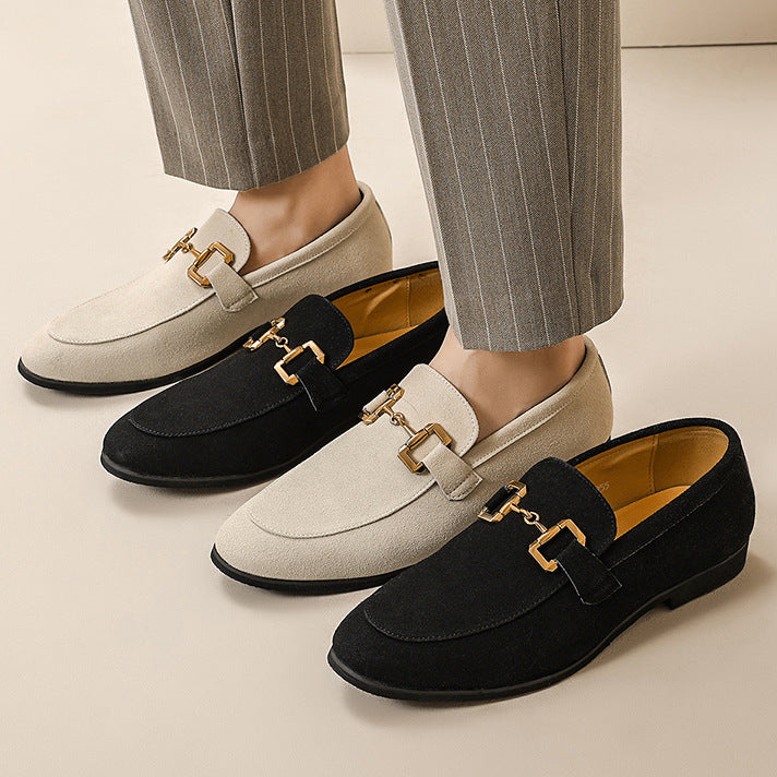 Men's Slip-On Driving Moccasins with Round Toe