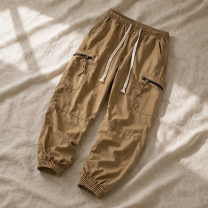 Pantaloni Cargo Jogger Uomo con Tasche Multiple – Vestibilità Comoda