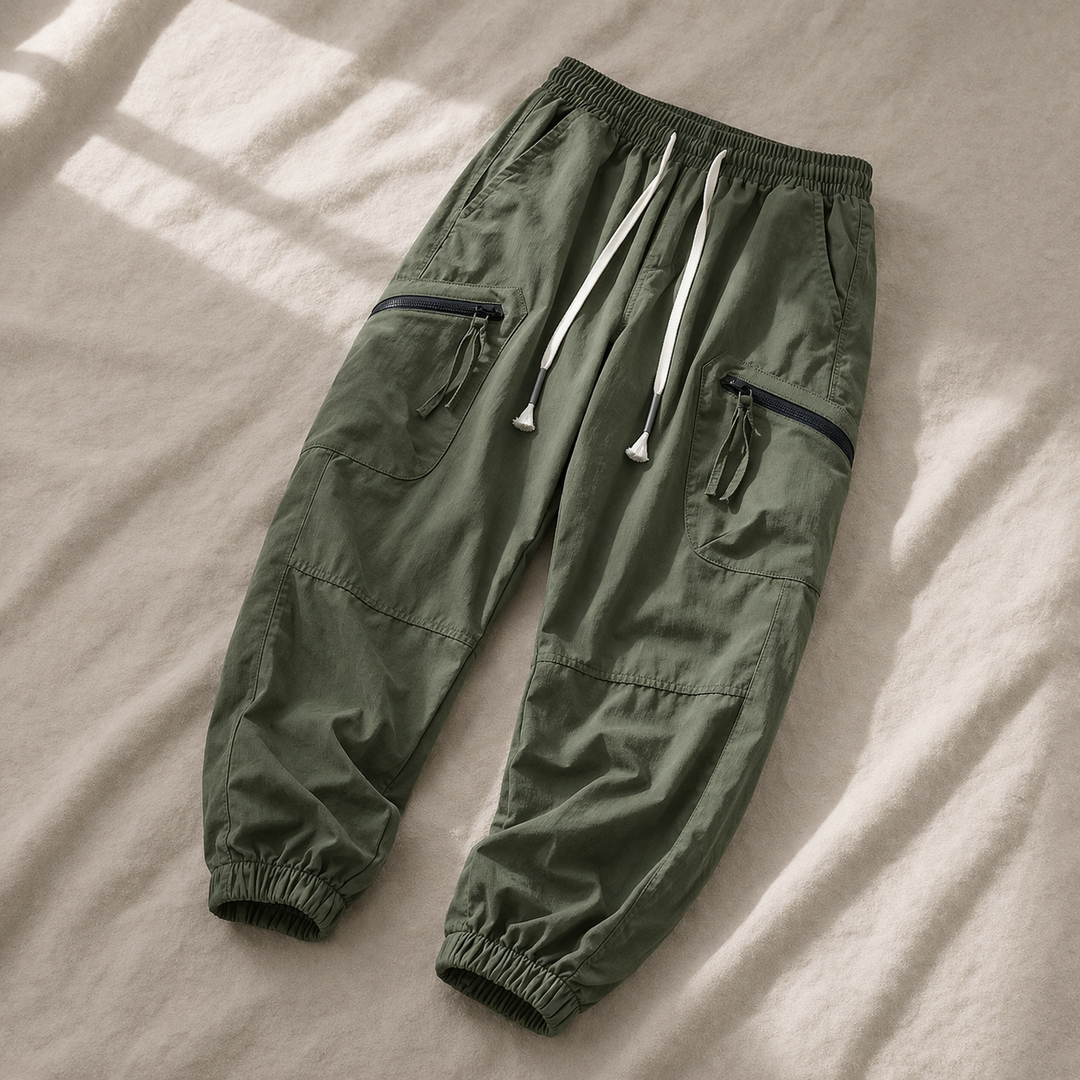 Pantaloni Cargo Jogger Uomo con Tasche Multiple – Vestibilità Comoda