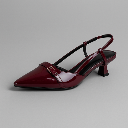 Décolleté Slingback Donna con Tacco Medio a Punta – Stile Décolleté