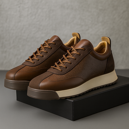 Scarpe Da Uomo Basse Nere E Marroni, Eleganti E Dal Design Classico.