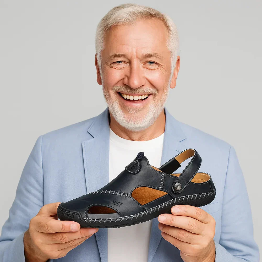 Sandali Uomo con Plantare di Supporto – Comfort Ergonomico e Stabilità