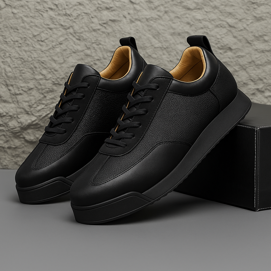 Scarpe Da Uomo Basse Nere E Marroni, Eleganti E Dal Design Classico.