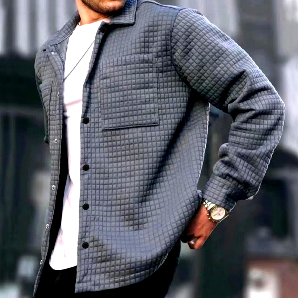 Men's Winter Jacket with Cotton Structure Style and Thermal Insulation