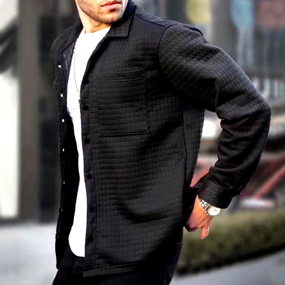 Men's Winter Jacket with Cotton Structure Style and Thermal Insulation