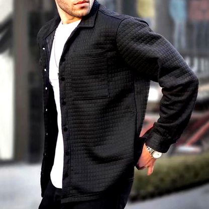 Men's Winter Jacket with Cotton Structure Style and Thermal Insulation