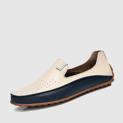 Mocasines de Conducción para Hombre Slip-On con Suela de Goma Amortiguadora