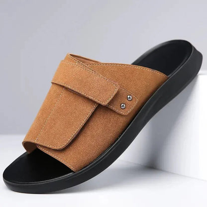 Sandali Estivi Uomo con Cinturino Regolabile e Suola Sagomata – Comfort Quotidiano