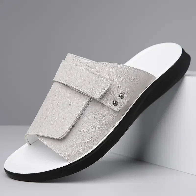 Sandali Estivi Uomo con Cinturino Regolabile e Suola Sagomata – Comfort Quotidiano