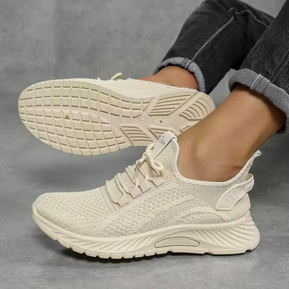 Scarpe da Running Donna con Maglia Traspirante e Suola Ondulata Ammortizzata