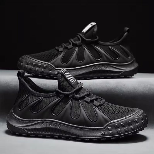 Men's Trail Running Shoes with Impact Reduction and Non-Slip Sole