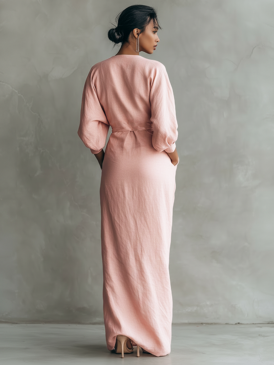 Women's Long Dress with Comfortable Fit – Elegant Everyday Wear