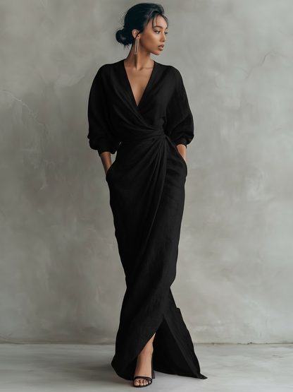 Women's Long Dress with Comfortable Fit – Elegant Everyday Wear