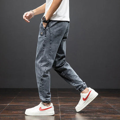 Pantaloni Jogger Uomo Denim Style con Coulisse – Vestibilità Comoda