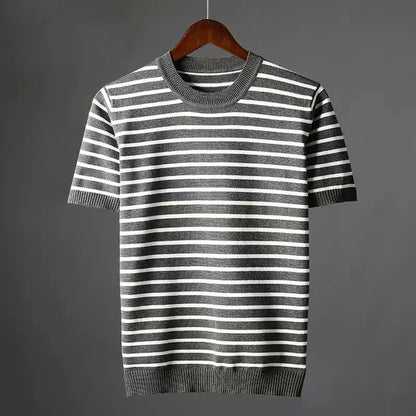 Maglietta Uomo a Righe Leggera – Vestibilità Comoda