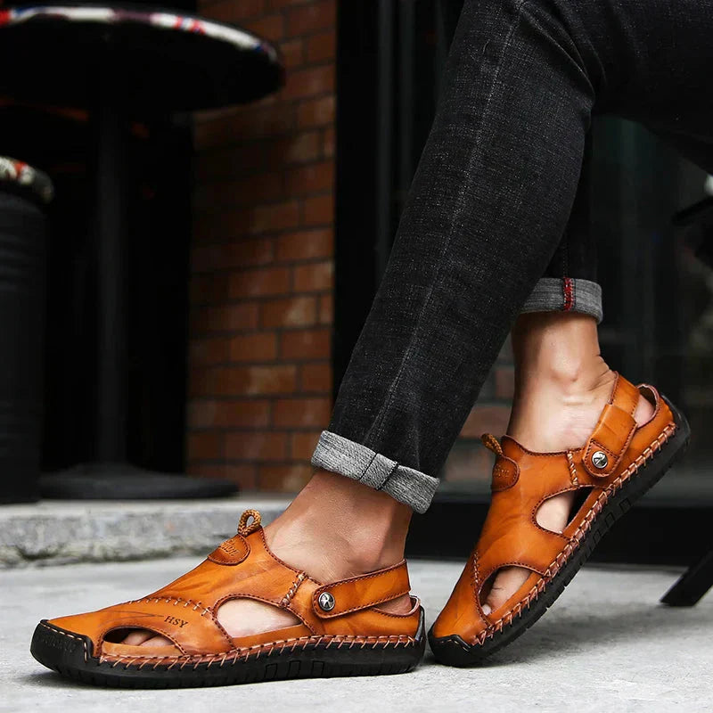 Sandali Uomo con Plantare di Supporto – Comfort Ergonomico e Stabilità