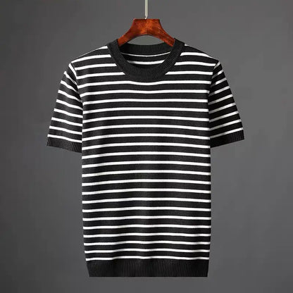 Maglietta Uomo a Righe Leggera – Vestibilità Comoda