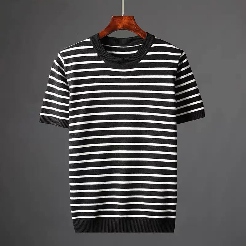 Lightweight Men's Striped T-Shirt – Comfortable Fit