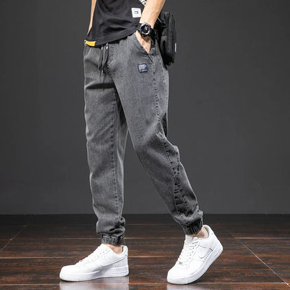 Pantaloni Jogger Uomo Denim Style con Coulisse – Vestibilità Comoda