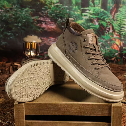 Men's Boots with Orthopedic Support, Ergonomic Insole, and Non-Slip Sole