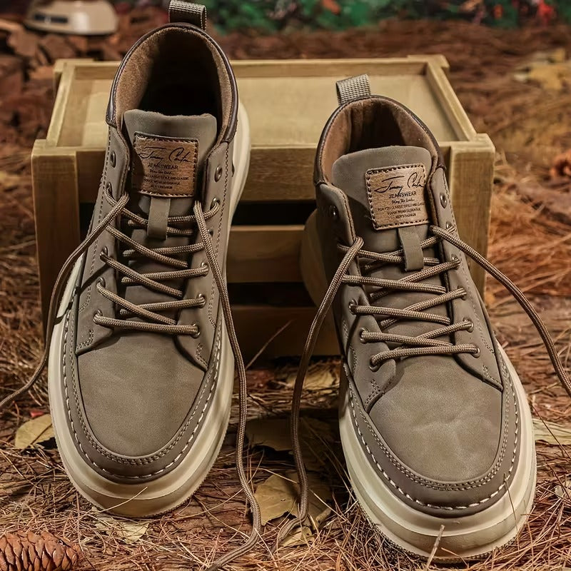 Men's Boots with Orthopedic Support, Ergonomic Insole, and Non-Slip Sole