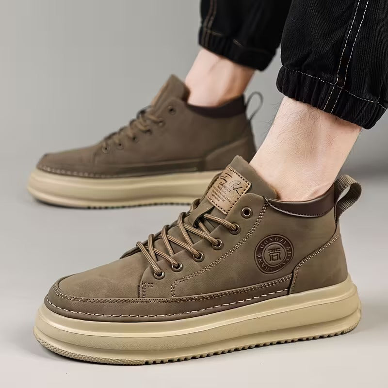 Men's Boots with Orthopedic Support, Ergonomic Insole, and Non-Slip Sole