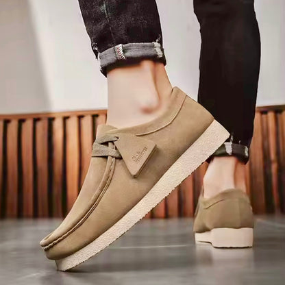 Mocassini Uomo Slip-On in Scamosciato Sintetico con Suola Ammortizzata – Stile Quotidiano