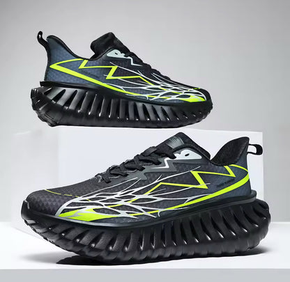 Sneakers Uomo Suola a Onda Leggera e Tomaia Traspirante – Stile Moderno Quotidiano