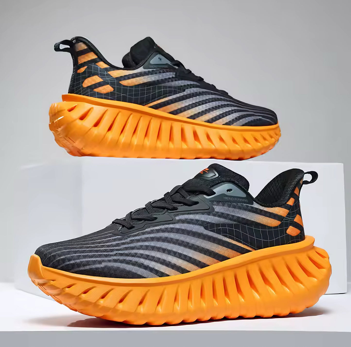 Sneakers Uomo Suola a Onda Leggera e Tomaia Traspirante – Stile Moderno Quotidiano