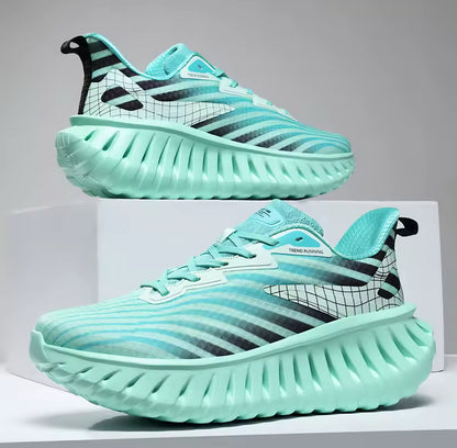 Sneakers Uomo Suola a Onda Leggera e Tomaia Traspirante – Stile Moderno Quotidiano