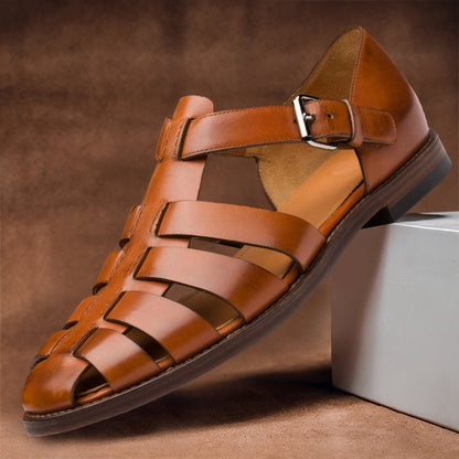 Sandali Estivi Uomo Slip-On con Tomaia in PU Sintetico e Suola in Gomma