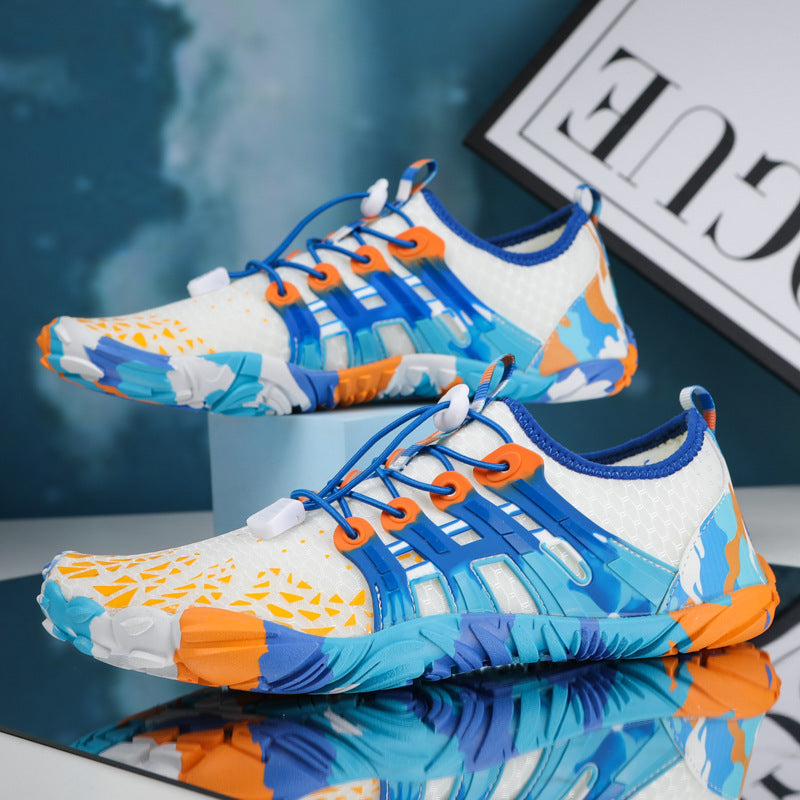 Scarpe da Acqua Uomo Barefoot con Punta Larga e Suola Flessibile