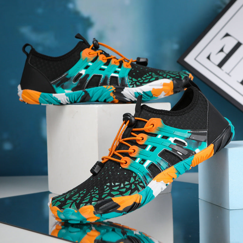 Scarpe da Acqua Uomo Barefoot con Punta Larga e Suola Flessibile