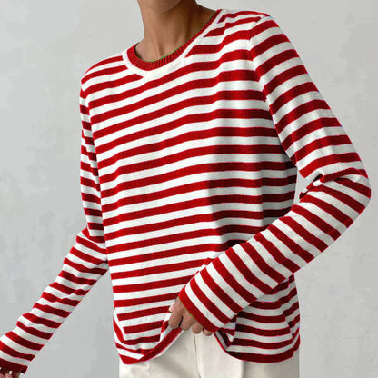 Maglia Donna a Manica Lunga con Vestibilità Drappeggiata – Ideale per Sovrapposizioni