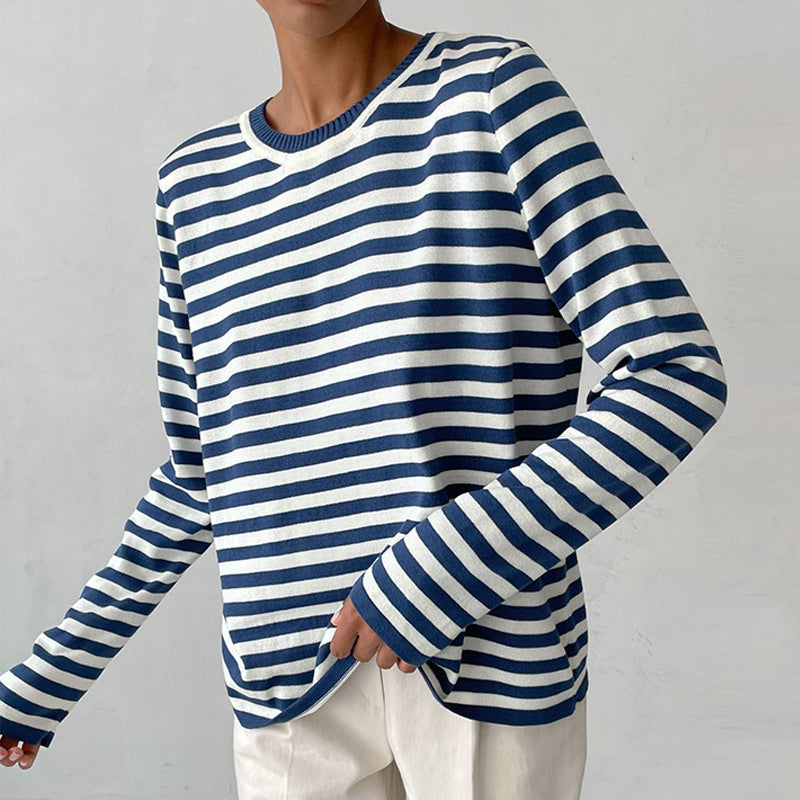 Maglia Donna a Manica Lunga con Vestibilità Drappeggiata – Ideale per Sovrapposizioni