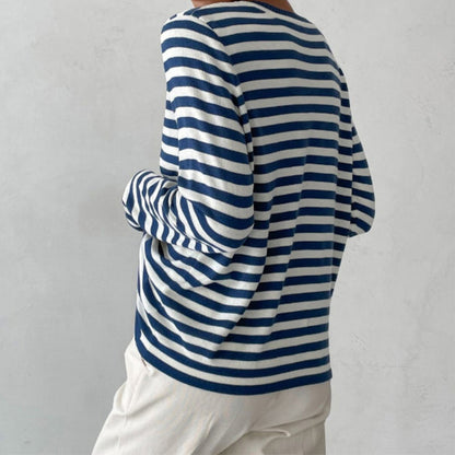 Maglia Donna a Manica Lunga con Vestibilità Drappeggiata – Ideale per Sovrapposizioni