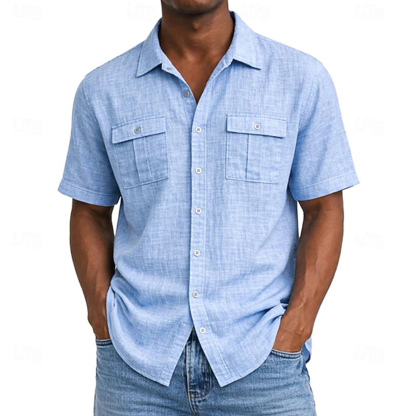 Men’s short-sleeve crew-neck T-shirt with a relaxed fit