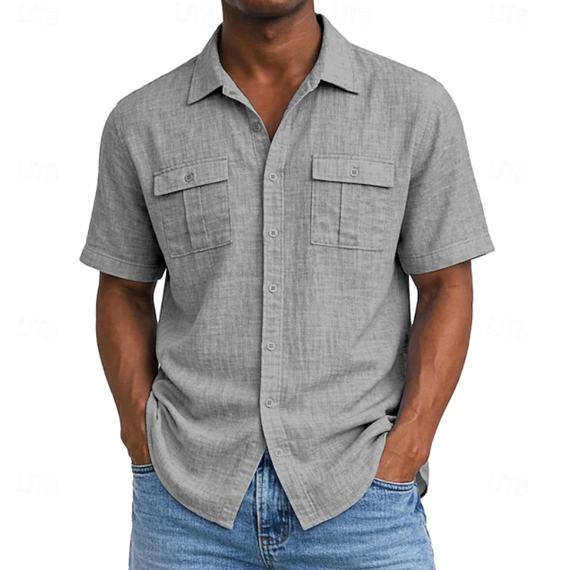 Men’s short-sleeve crew-neck T-shirt with a relaxed fit