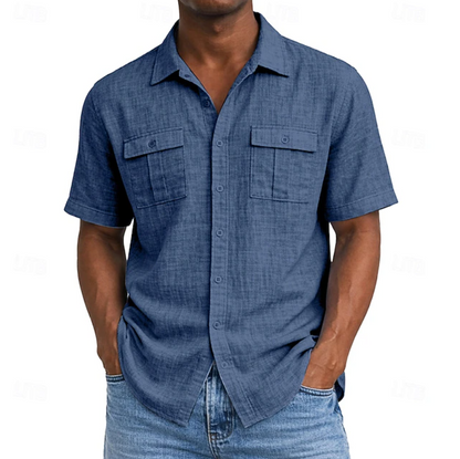 Men’s short-sleeve crew-neck T-shirt with a relaxed fit